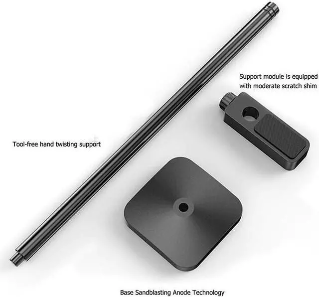 Alt view image 5 of 5 - 195mm Aluminum VC-2 Graphics Card Holder Jack Bracket Desktop PC Computer Case Video Card Water Cooling Kit Support Stand