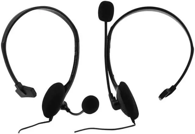 Alt view image 4 of 5 - For PS4 Game PC 3.5mm Earphone One ear Gamer Headset Wired earphone headphones gaming headset with Microphone Noise