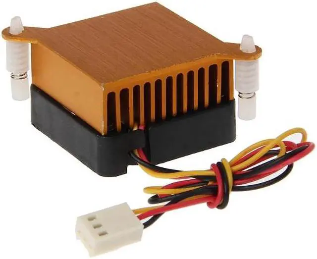 Alt view image 3 of 5 - Northbridge Chipset Aluminium Cooler Heatsink 40mm Fan For 3D Printer Cooling