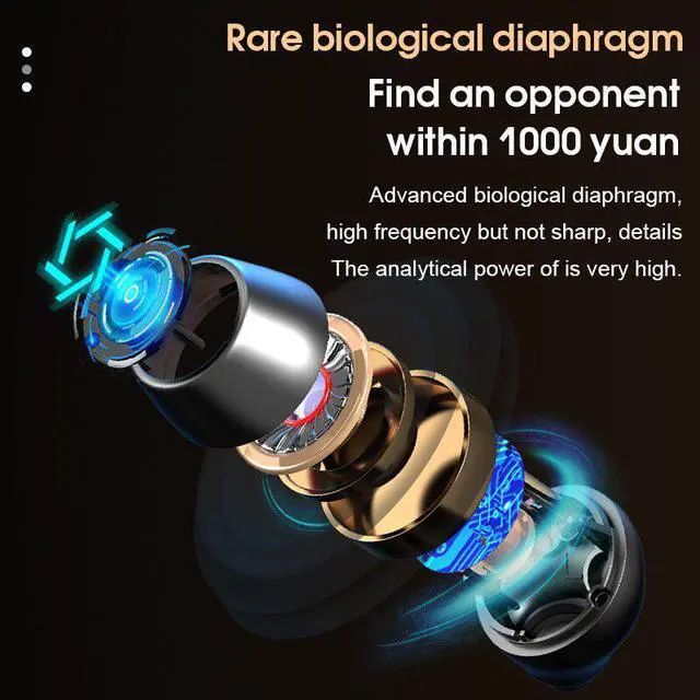 Alt view image 5 of 5 - Bluetooth Earphones Headphones Wireless Earbuds Gaming Headset Audifonos Bluetooth Inalambrico Ecouteur with Microphone
