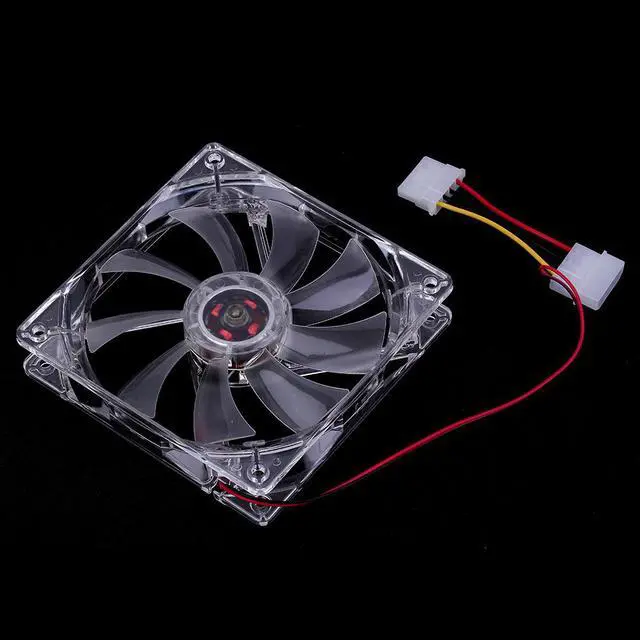 Main image of Fan Sleeve Bearing Technology Fans 4 LED Blue for PC Case Cooling 120MM Transparent Drop Shipping
