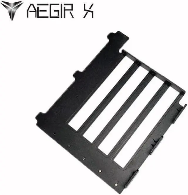 Alt view image 4 of 5 - VGA Card Holder Aluminum  Card Side Converted Support Computer Cooling Cooler Radiator Bracket