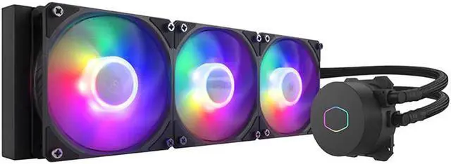 Alt view image 4 of 5 - ML360L V2 ARGB PC Computer CPU Water Cooler Liquid Cooling 120mm Addressable RGB fan quiet For 115X 2011 2066 AM4