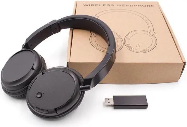 Alt view image 5 of 5 - Wireless TV Headset Headphones Home Theater headset for Computer PC MP3 Music Headphone Support FM Function