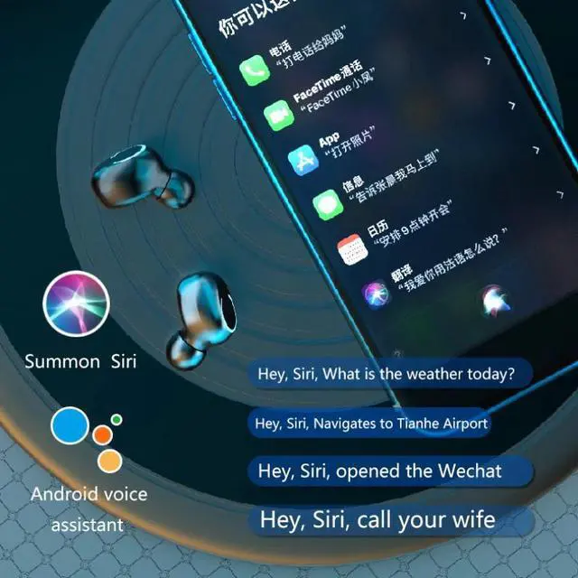 Alt view image 4 of 5 - Bluetooth V5.0 Earphones Handsfree Wireless Headphones With Microphone Sports Running terproof Headsets Gaming EarbudsHeadset