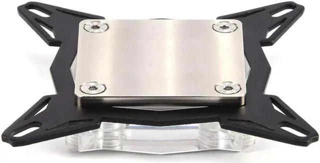 Alt view image 4 of 5 - 0.3mm Mini Computer CPU Cooling Water Block Cooler Kit Red Copper Base for Intel without the quick twist joint 2019