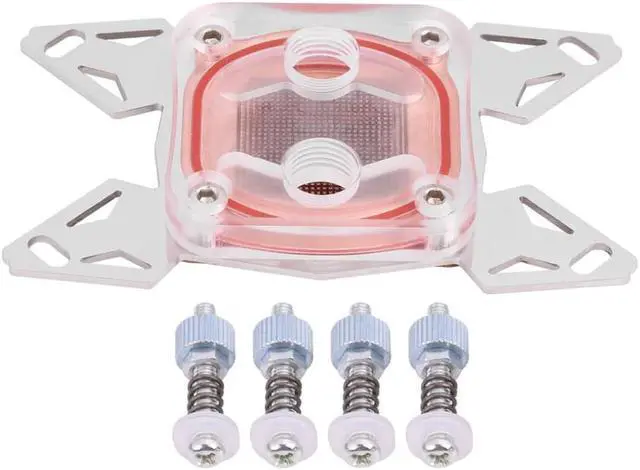 Alt view image 2 of 5 - CPU Cooler Water Cooling Block Copper Base POM Cover for Intel LGA 1155 2011 AMD AM4 Computer Components Fans Cooling