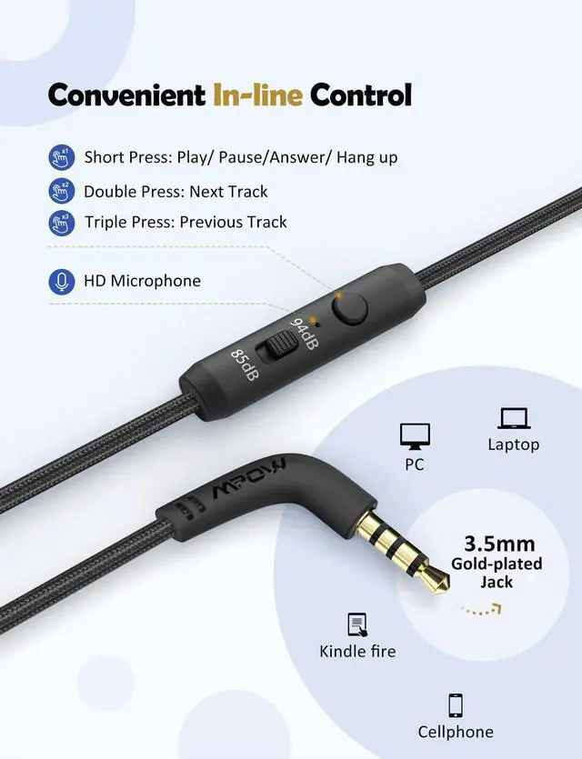 Alt view image 4 of 5 - CH6 Pro Wired Headphones for Kids Children Foldable Over-ear Headphones with Sharing Function & Volume Limiting Microphone