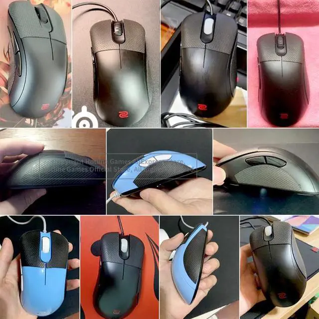 Alt view image 2 of 5 - Mouse Anti-Slip Tape for ZOWIE ZA12 Mouse Sweat Resistant Pads Mouse Side Anti-Slip Stickers Mouse Skates