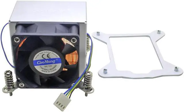 Alt view image 2 of 5 - 2U Server CPU Cooler Heatsink Cooling Fan For Intel Xeon LGA 1155 1156 1150 1151 Industrial computer workstation Active Cooling