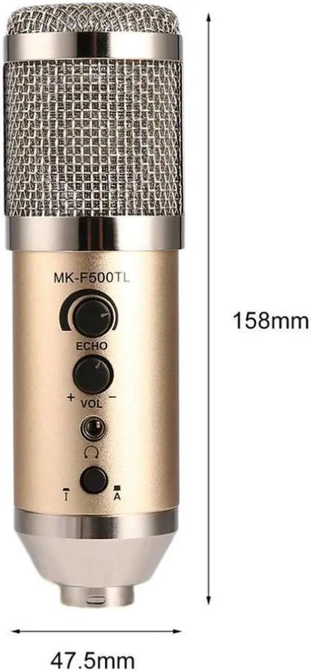 Alt view image 3 of 5 - Studio Microphone USB Condenser Sound Recording Add Stand free Driver For Mobile Phone Computer Update MK-F200TL