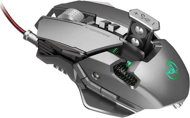 Main image of Gaming Mouse 6400DPI 7Key Macro Definition Weight Adjustable  Mouse Gamer Mice RGB Backlit for Computer Laptop PUBG