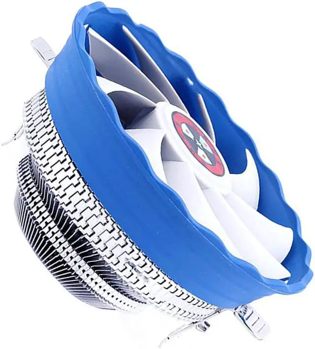 Alt view image 3 of 5 - CPU Cooler Fan 12V Hydraulic Bearing Heatsink Fan Computer PC Case Air Cooling Radiator