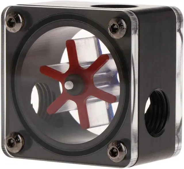 Alt view image 2 of 5 - 3 Way Water Cooling Flow Meter Indicator For PC Water Cooling System G1/4 Thread