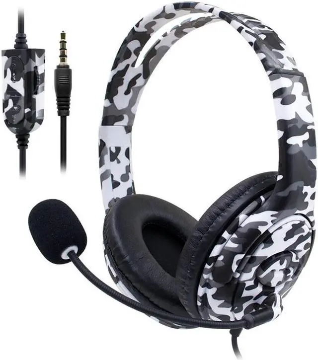 Alt view image 3 of 5 - 3.5mm Gaming Headset Over-Ear Headphone Microphone For Playstation4 PS4 troller For Nintendo Switch