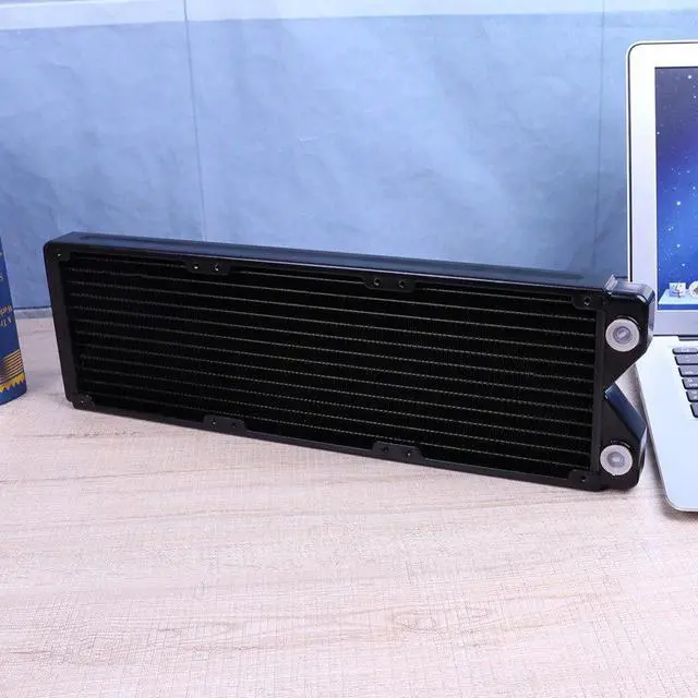 Alt view image 4 of 5 - 240/360mm Full Copper PC Water Cooler Exchanger Water Cooling Computer Heat Sink Radiator Heat Exchanger Radiator Heatsink