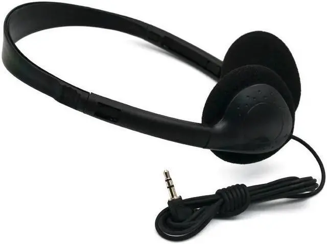 Alt view image 3 of 5 - Computer Headset No Microphone Gaming Headset Noise Canceling Sports MP3 Earphone Wired Stereo Headset Universal
