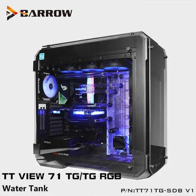 Alt view image 2 of 3 - LRC 2.0 Water Cooling Waterway Board For Tt View 71 TG Computer Case ,Acrylic Plate Pc, Clear Water Tank, TT71TG-SDB V1
