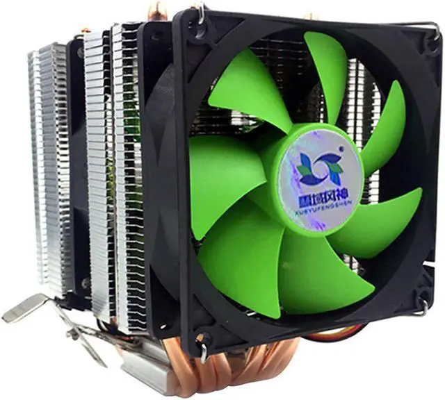 Main image of 3 Lines 6 Heat Pipe CPU Heatsink AVC Pure Copper AMD 1155 1156 Desktop Computer CPU Cooler Constant Speed Single Double Wind