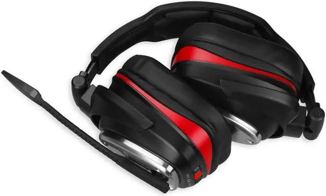 Alt view image 5 of 5 - 2.4G USB wireless gaming headset for Switch,PS4,PC 7.1 Surround Sound PS4 gamer headphones no delay time for game sound and chat