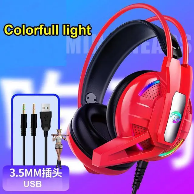 Alt view image 5 of 5 - Gaming Headphone Stereo Earphones Headset Earphones with Microphone for PC Mobile Phone Game Internet cafe