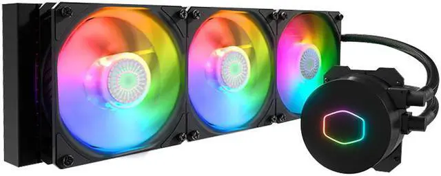 Alt view image 5 of 5 - ML360L V2 ARGB PC Computer CPU Water Cooler Liquid Cooling 120mm Addressable RGB fan quiet For 115X 2011 2066 AM4