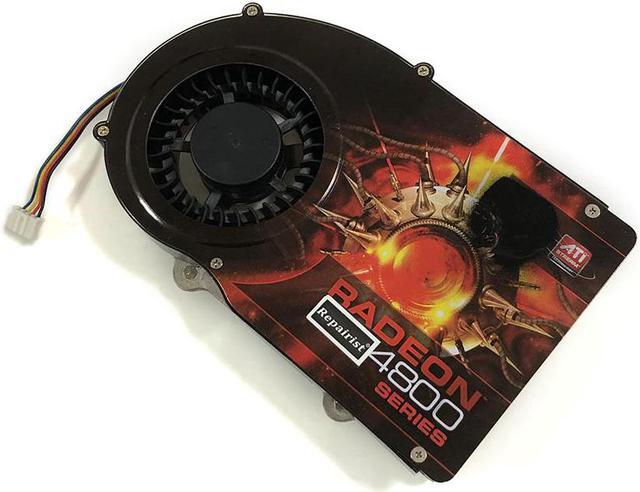 Alt view image 2 of 5 - radiator with heatsink VGA cooler fan for ATI HD4800 HD 4800 XFX 9800GT Video Graphics Card Cooling