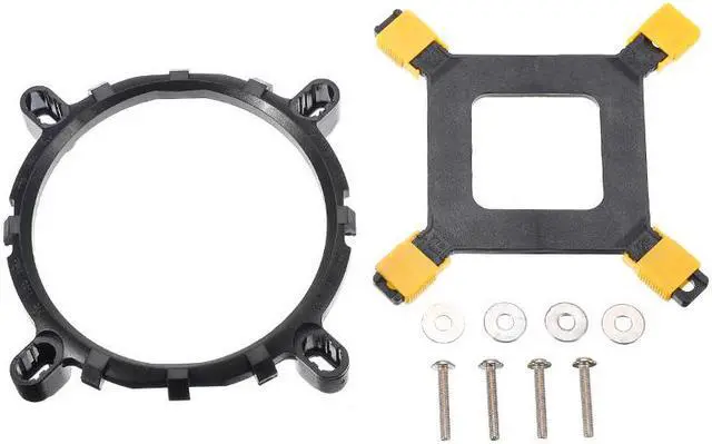 Alt view image 2 of 5 - Fan Bracket Holder Radiator PC Cooling Fans Heatsink Holder Stable Practical Easy Install For Intel 1150 1155 1366