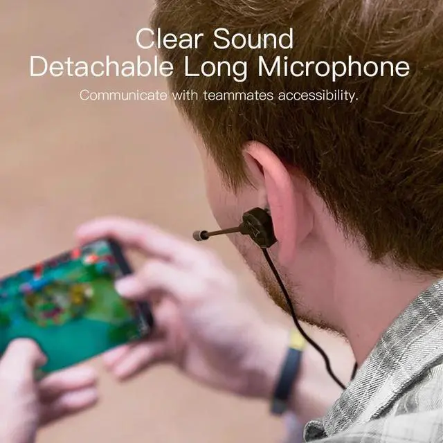 Alt view image 2 of 5 - G1 Earphone Deep Bass Gaming Earphone With Detachable Long Mic Gaming Earphones Clear Sound For PUBG Mobile Phone PC Gamer