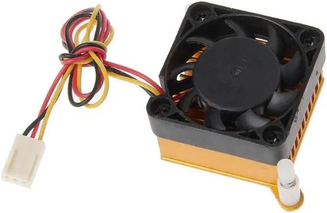 Alt view image 5 of 5 - Northbridge Chipset Aluminium Cooler Heatsink 40mm Fan For 3D Printer Cooling
