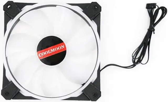 Alt view image 2 of 5 - Computer Case PC Cooling Fan RGB Adjust LED 120mm Quiet New computer Cooler Cooling RGB Case Fan For CPU