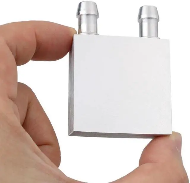 Alt view image 3 of 5 - 40x40x12mm Aluminum Water Liquid Cooler Block Heatsink For Computer CPU Radiator Aluminum Water Cooling Block Heat Sink System