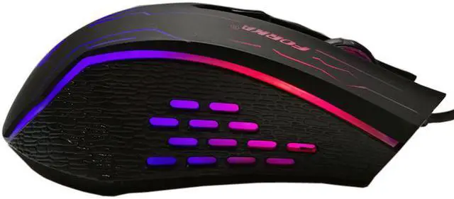 Alt view image 4 of 5 - FORKA Silent Click USB Wired Gaming Mouse 6 Buttons 3200DPI Mute Optical Computer Mouse Gamer Mice for PC Laptop Notebook Game