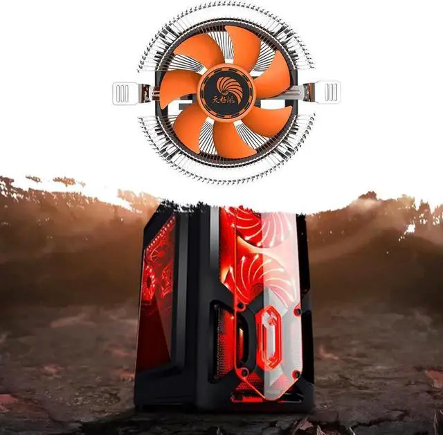 Alt view image 4 of 5 - Life Super Quiet CPU for PC Cooler Cooling Fan Heatsink for Intel LGA775 1155 AMD AM2 AM3 754