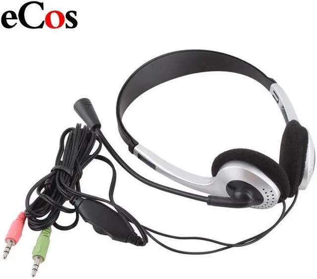 Alt view image 3 of 5 - Wired Gaming Earphone Headphone With Microphone 3.5mm Plug MIC VOIP High Quality Headset Skype for PC Computer Laptop