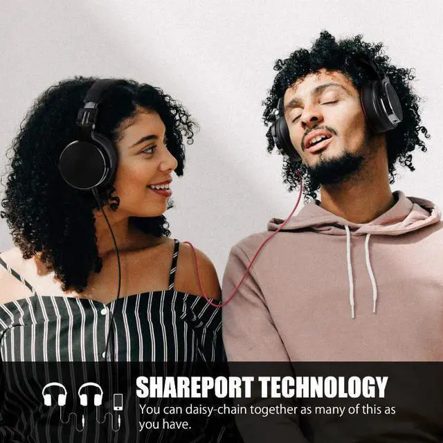 Alt view image 5 of 5 - Wired Professional Studio Pro DJ Headphones With Microphone Over Ear HiFi Monitor Music Headset Earphone For Phone PC