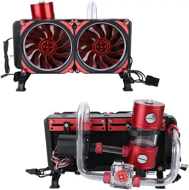 Main image of PC Water Cooling Kit Liquid Computer Cooling Set Notebook Water-cooled Set 120*120*25mm 50CFM Cooling Fan 600L/H Water Pump