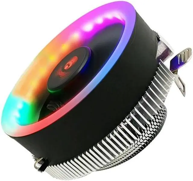 Alt view image 2 of 5 - PC CPU Cooler Fan Heatsink LED Aperture CPU Cooling Fan Quiet Radiator For Intel 775/1155/1150/1151 AM3 AM3+