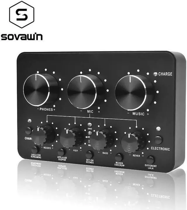 Main image of Live Sound Card BM 800 Microphone Multi Function Interface usb Audio Support Mobile Phone for Computer Accessories