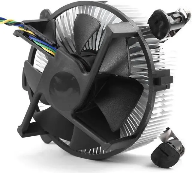 Alt view image 4 of 5 - High Quality Aluminum Material CPU Cooling Fan Cooler For Computer PC Quiet Silent Cooling Fan For 775/1155/1156