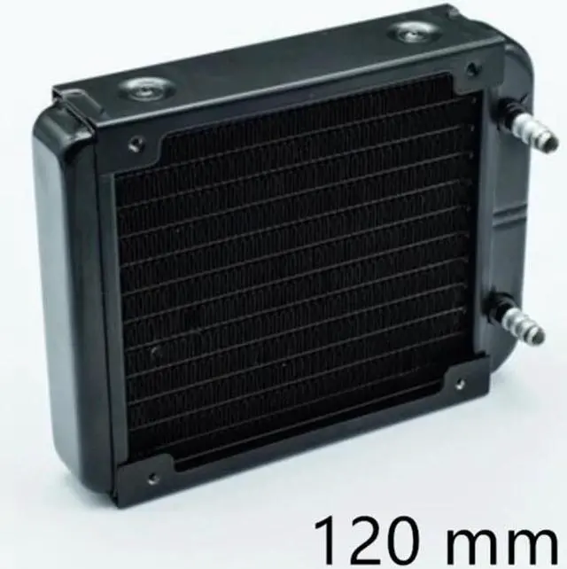 Alt view image 2 of 5 - 60mm 80mm 90mm 120mm 140mm 240mm 280mm 360mm For Computer LED heat dissipation PC Water Cooling Aluminum Radiator Multi-Channel