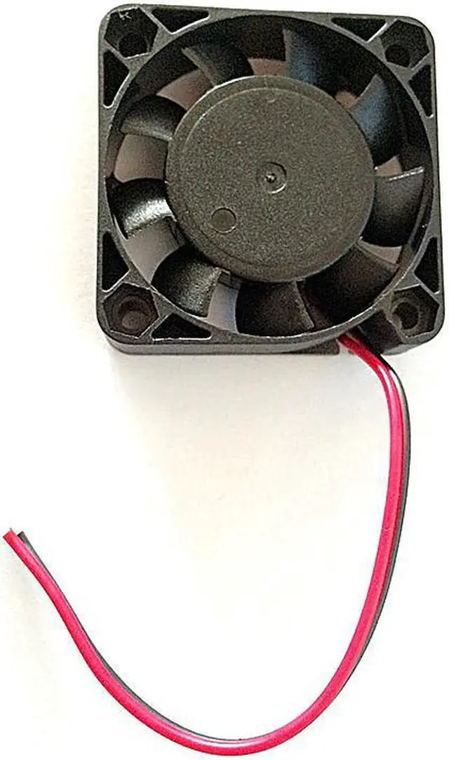 Alt view image 2 of 5 - Quality 12V 2 Pin 40mm Computer Cooler Small Cooling Fan PC Black F Heat Sink ABS Material Mini Size Fans
