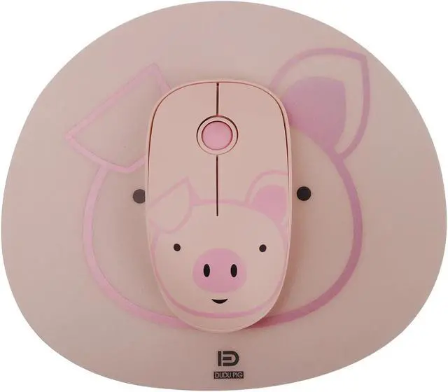 Alt view image 3 of 5 - New Wireless Mouse Computer Accessories Creative Novelty Pink Girl Optical Mouse Portable Mini Mute 2.4Ghz Gaming Mouse