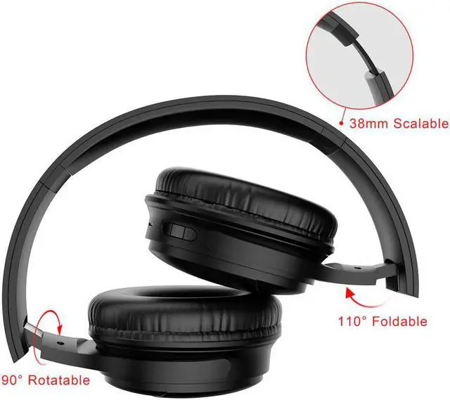 Alt view image 2 of 5 - Pro Bluetooth Headphones Wireless Earphone Over-ear Noise HiFi Stereo Gaming Headset with Mic Support TF Card  Dropshipping