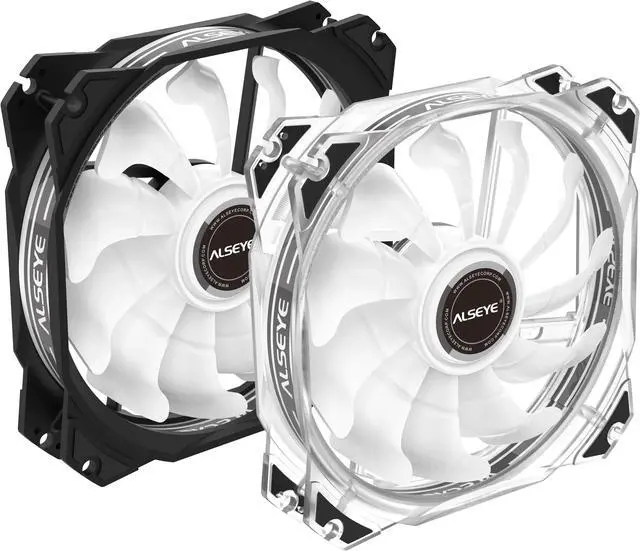 Alt view image 2 of 5 - MAX Series 120mm LED Computer Case Cooling Fan 2510-3pin & Molex 4pin Connector