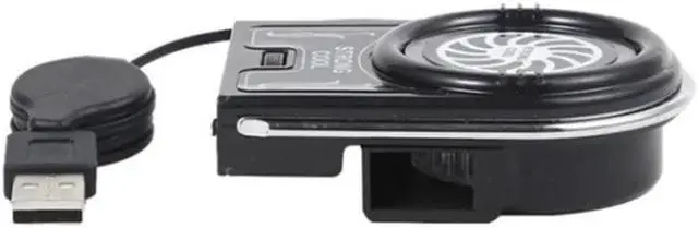 Alt view image 4 of 5 - External Mini Vacuum Strong Cool Air Extract USB Notebook Laptop Cooling Cooler Fan Pad for Notebook Laptop Computer