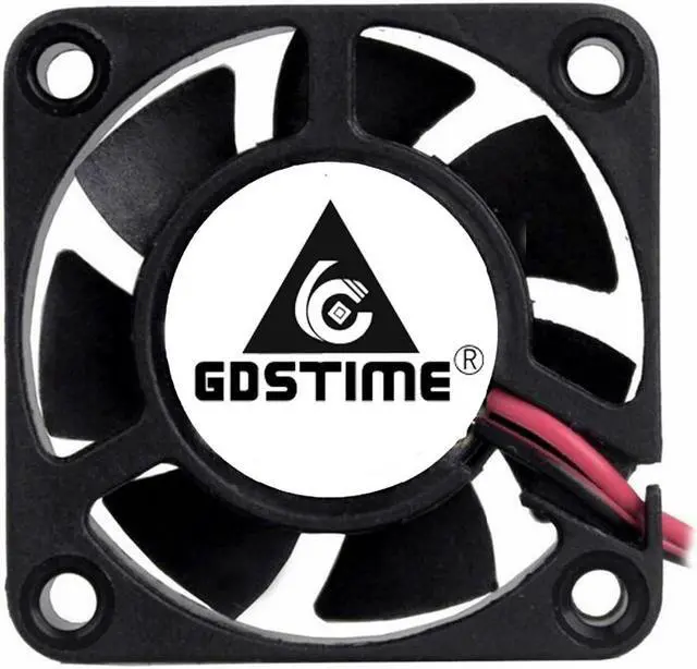 Alt view image 2 of 5 - 2Pcs  DC 24V 12V 5V 40mm x 40mm x 10mm 2-Pin Ball Bearing Computer PC Case Cooling Fan 4010