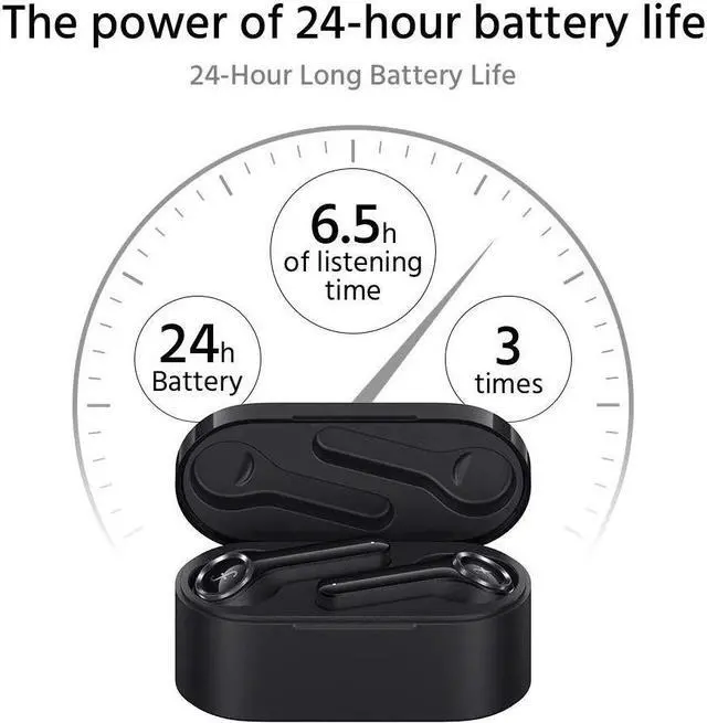 Alt view image 2 of 5 - Funcl AI AptX True Wireless TWS earbuds hands  In ear Earphones Hi-Fi Sound  headphones Bluetooth 5.0 gaming headset