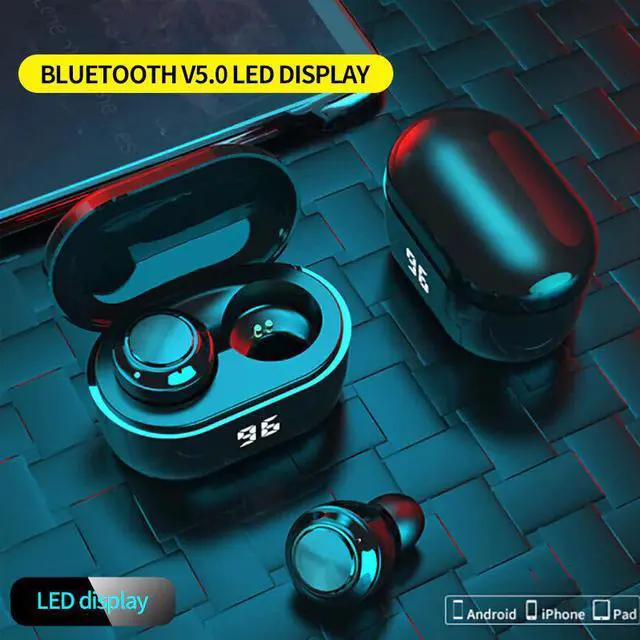 Main image of True Wireless Bluetooth Earphones Mini TWS Bluetooth 5.0 In-Ear Wireless Bluetooth Earphones for Sports Earbuds Gaming