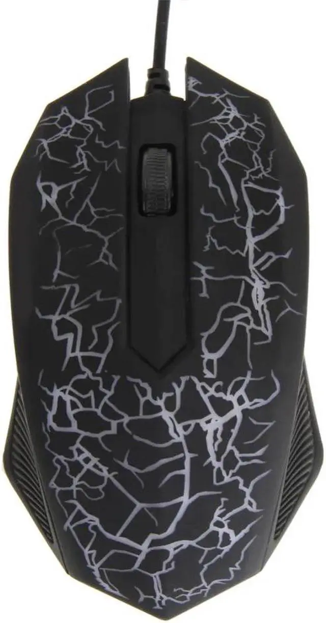 Alt view image 3 of 5 - 2400DPI USB Wired Gaming Mouse 7 Colors LED Backlight Optical Computer Mice Ergonomics For PC Laptop